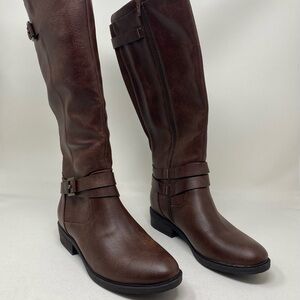 BareTraps Dark Brown Over the Knee Boots Size 7